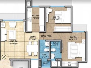  2 BHK Apartment at Vihang Valley Rio, Kasarvadavali – for Sale