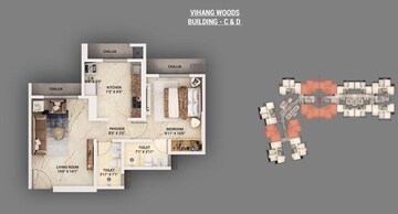  1 BHK Apartment at Vihang Woods, Ghodbunder Road – for Sale