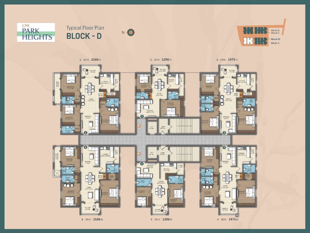 CPR Park Heights Floor Plans