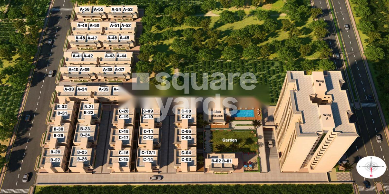Aatmiya New County residential project in Makarpura