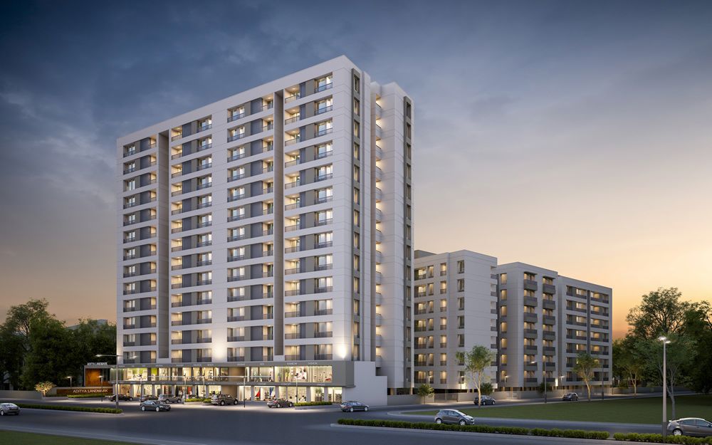 Aditya Landmark Apartment Exteriors 2