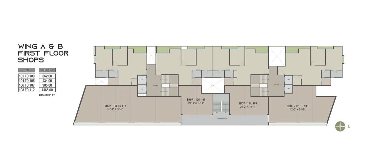 Aditya Landmark Floor Plans 2