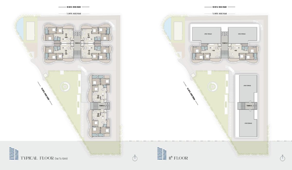 Clar Belvista Floor Plans