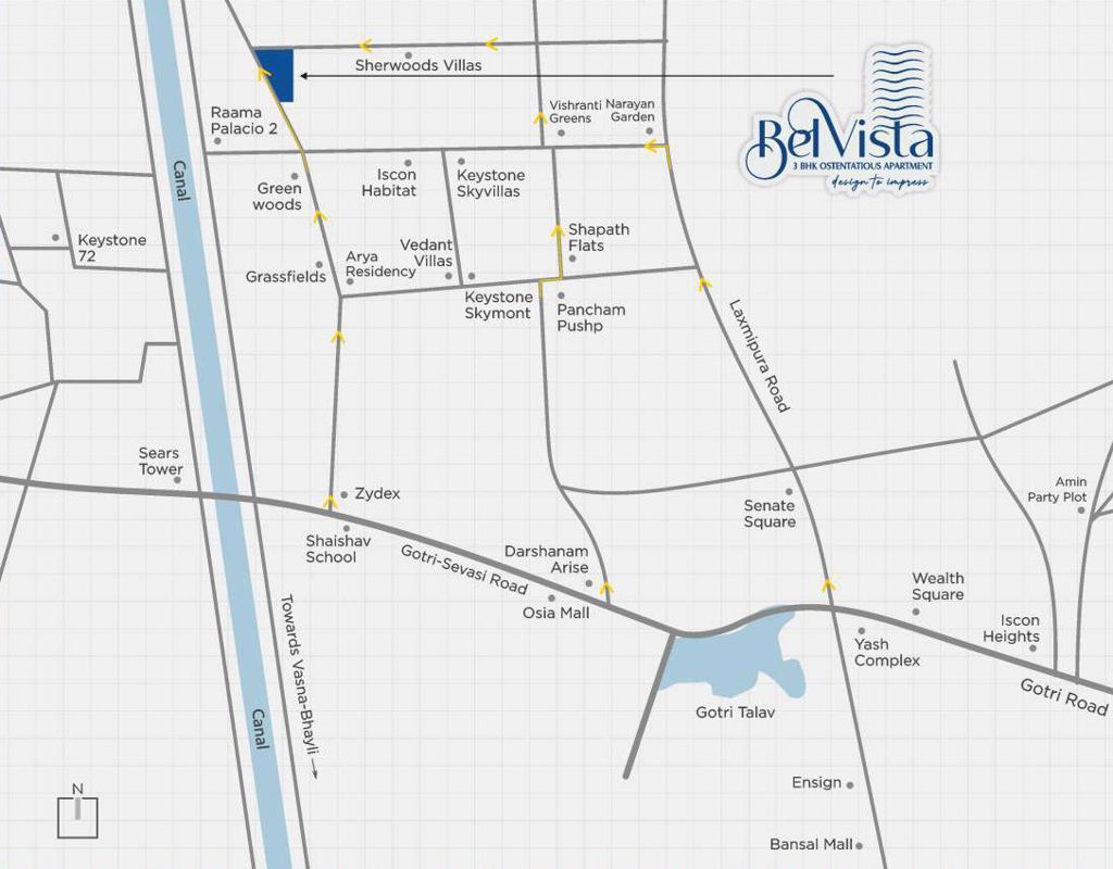 Clar Belvista Location Image
