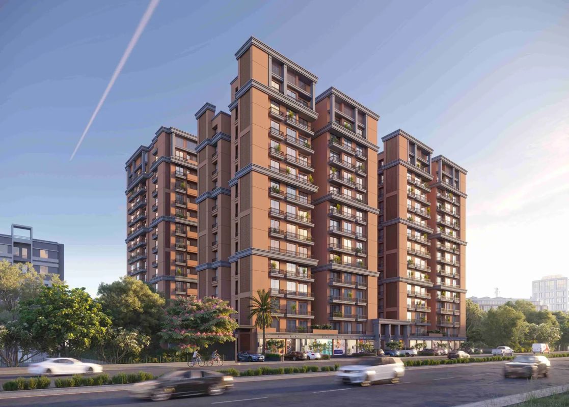 Courtyard Trinetra Apartment Exteriors