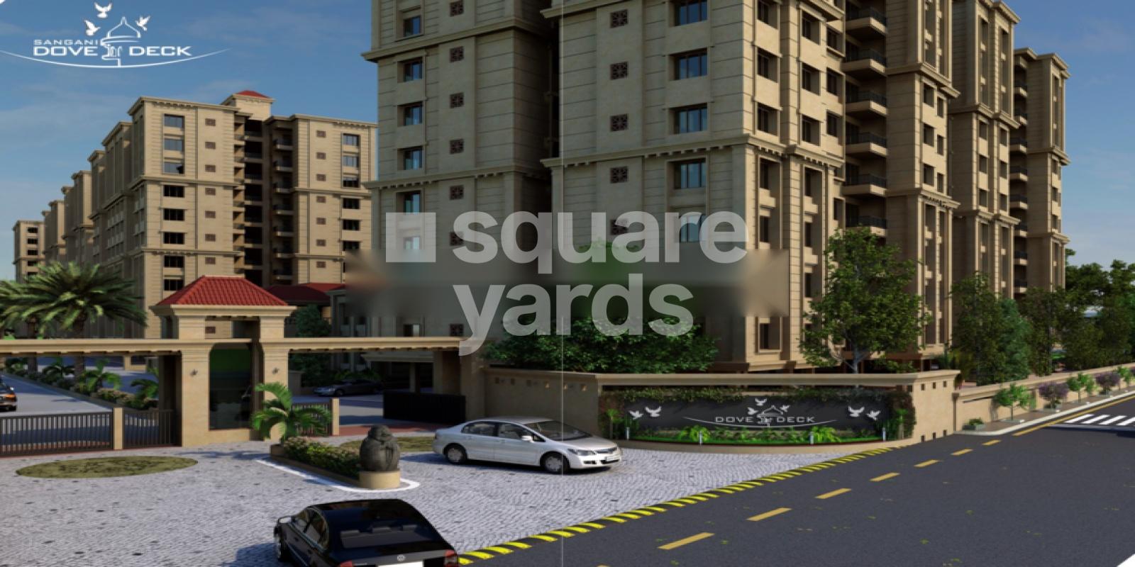 Sangani Dovedeck residential project in Sayajipura