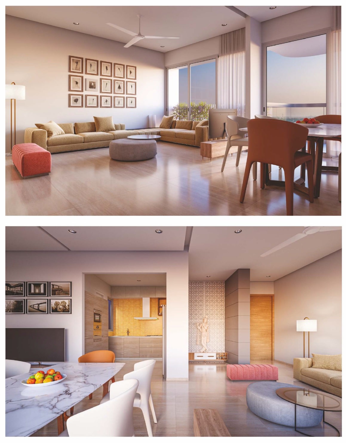 Shivalik The Skygaze Apartment Interiors