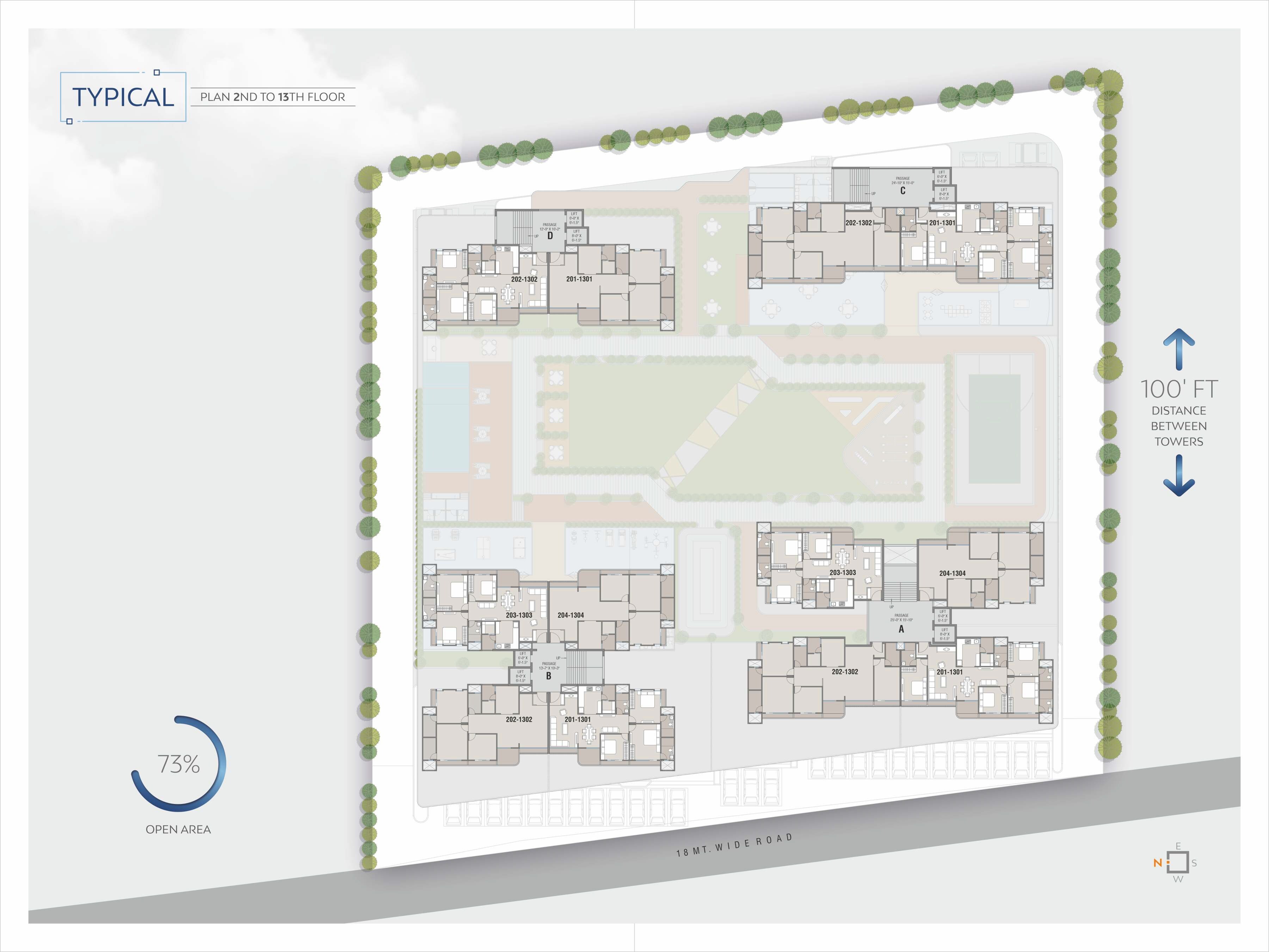 Shivalik The Skygaze Floor Plans