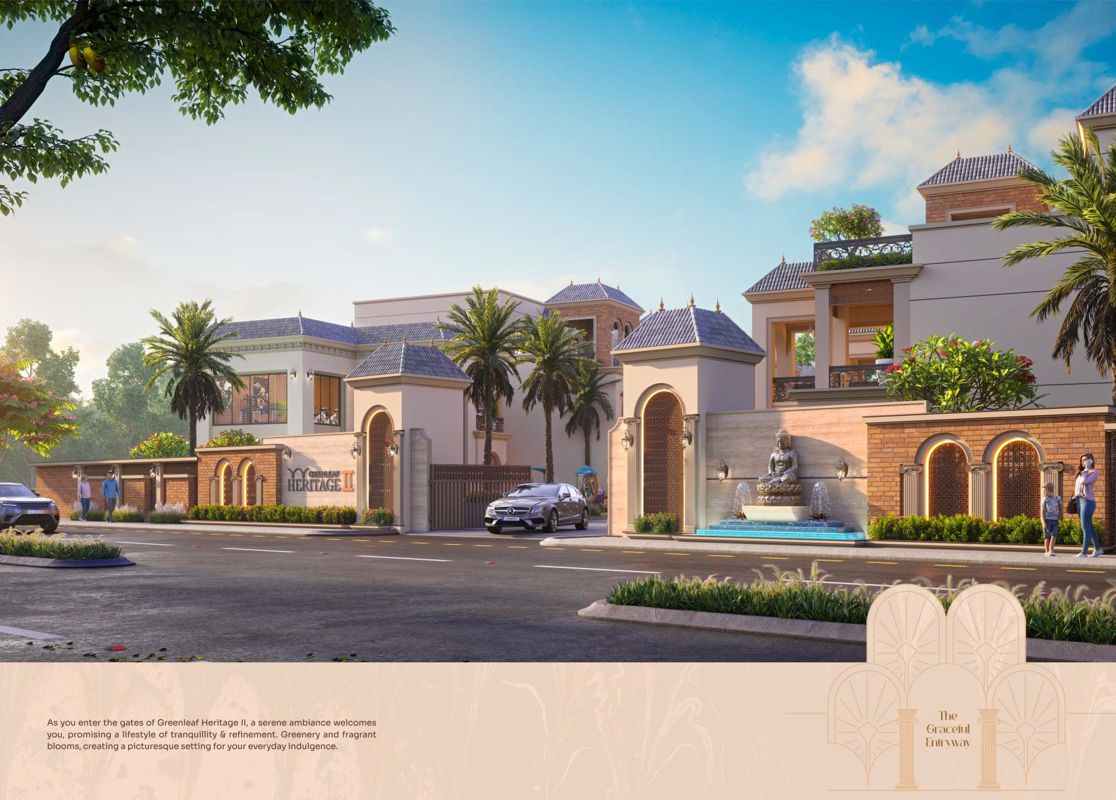 Vraj Greenleaf Heritage 2 Entrance View