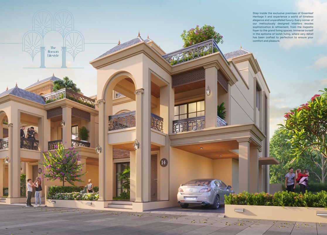 Vraj Greenleaf Heritage 2 Villa View 1