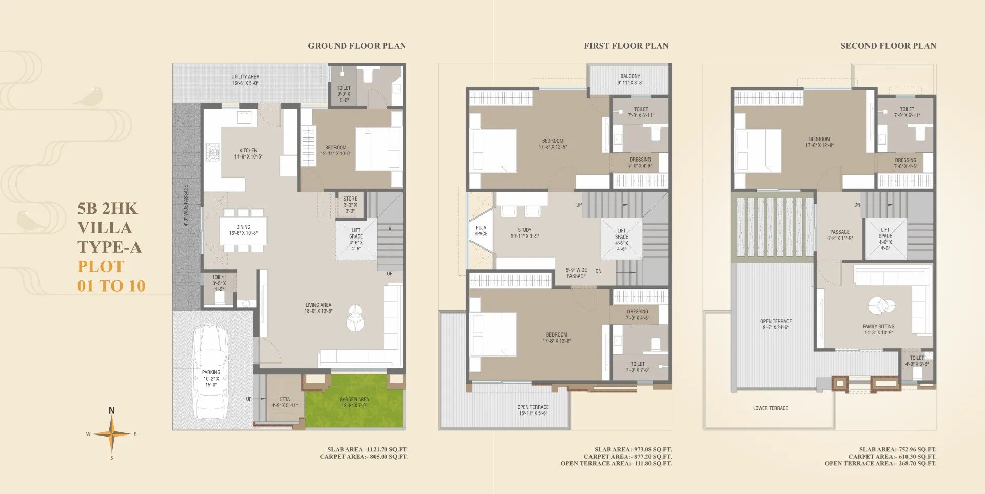 5 BHK 2292 Sq. Ft. Villa