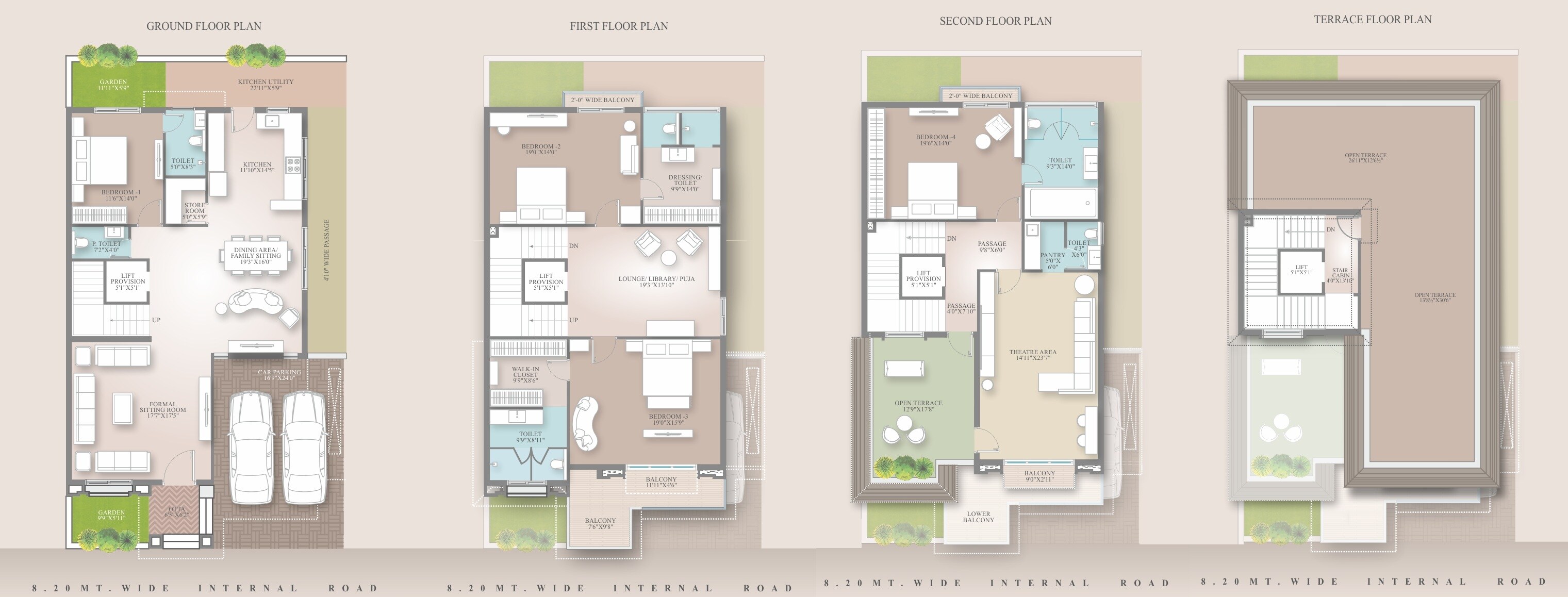 5 BHK 2678 Sq. Ft. Villa