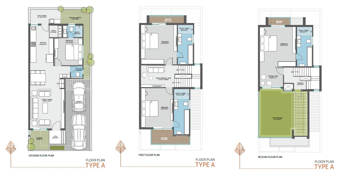 4 BHK 2280 Sq. Ft. Villa