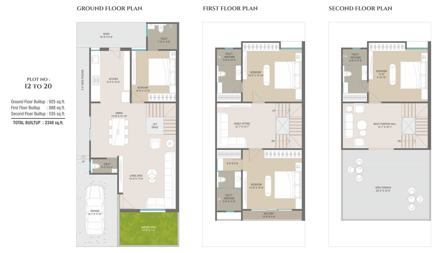 4 BHK 2348 Sq. Ft. Villa