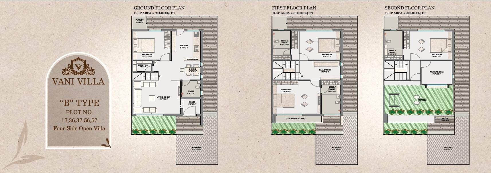 4 BHK 2071 Sq. Ft. Villa