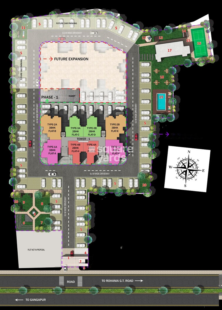 Rudra Aadharshila Master Plan Image