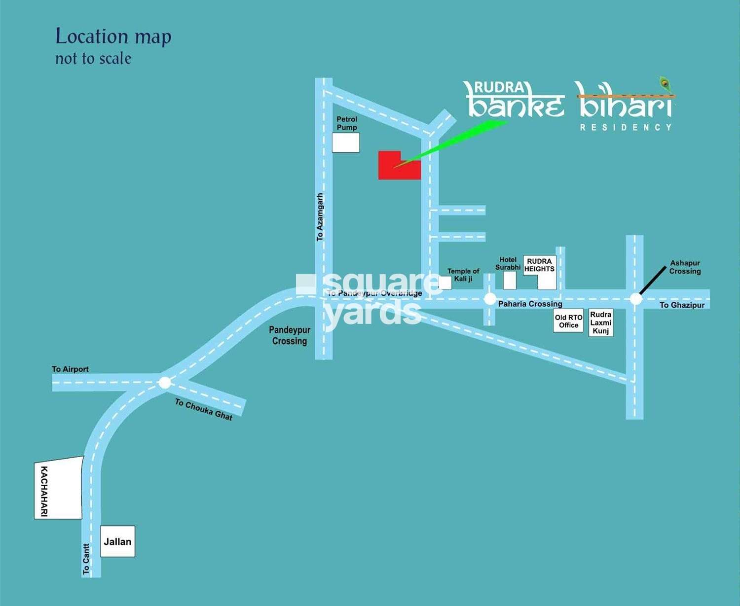 rudra banke bihari residency project location image1