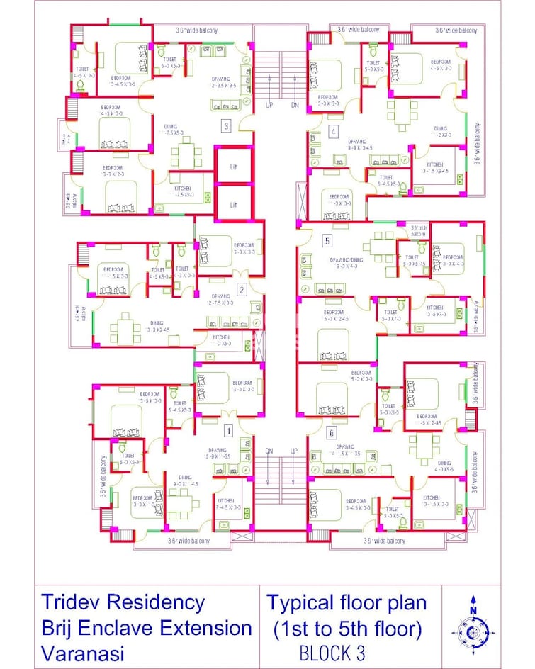 Shree Tridev Residency Floor Plans 1