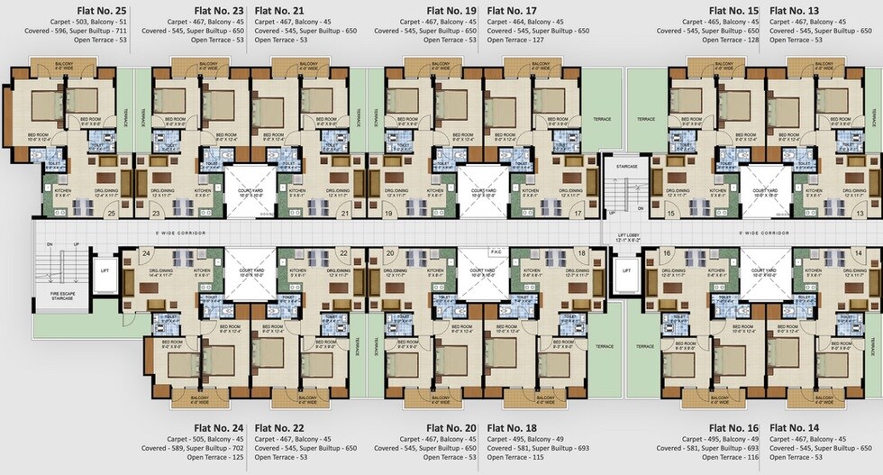 Swastik Amaravati Floor Plans