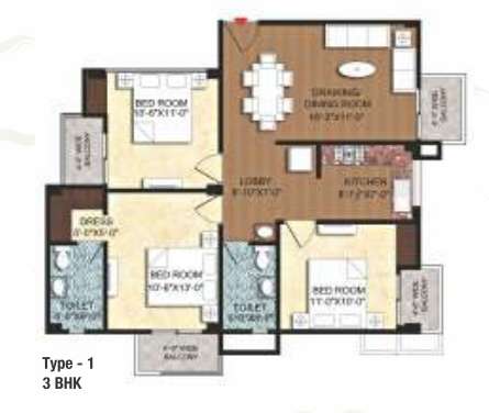 rudra ganges apartment 3 bhk 750sqft 20214304174335