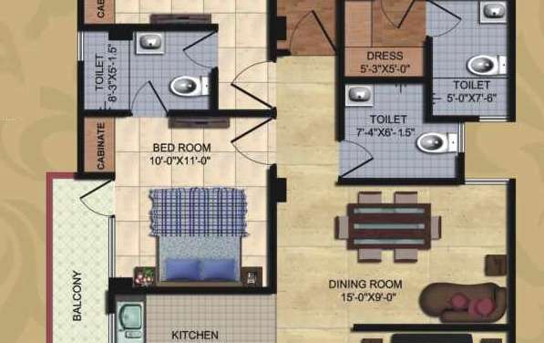 rudra prestige apartment 3 bhk 1545sqft 20241705161732