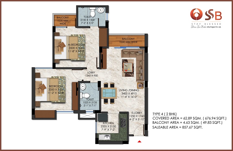 sai gaon apartment 2 bhk 857sqft 20215315115315