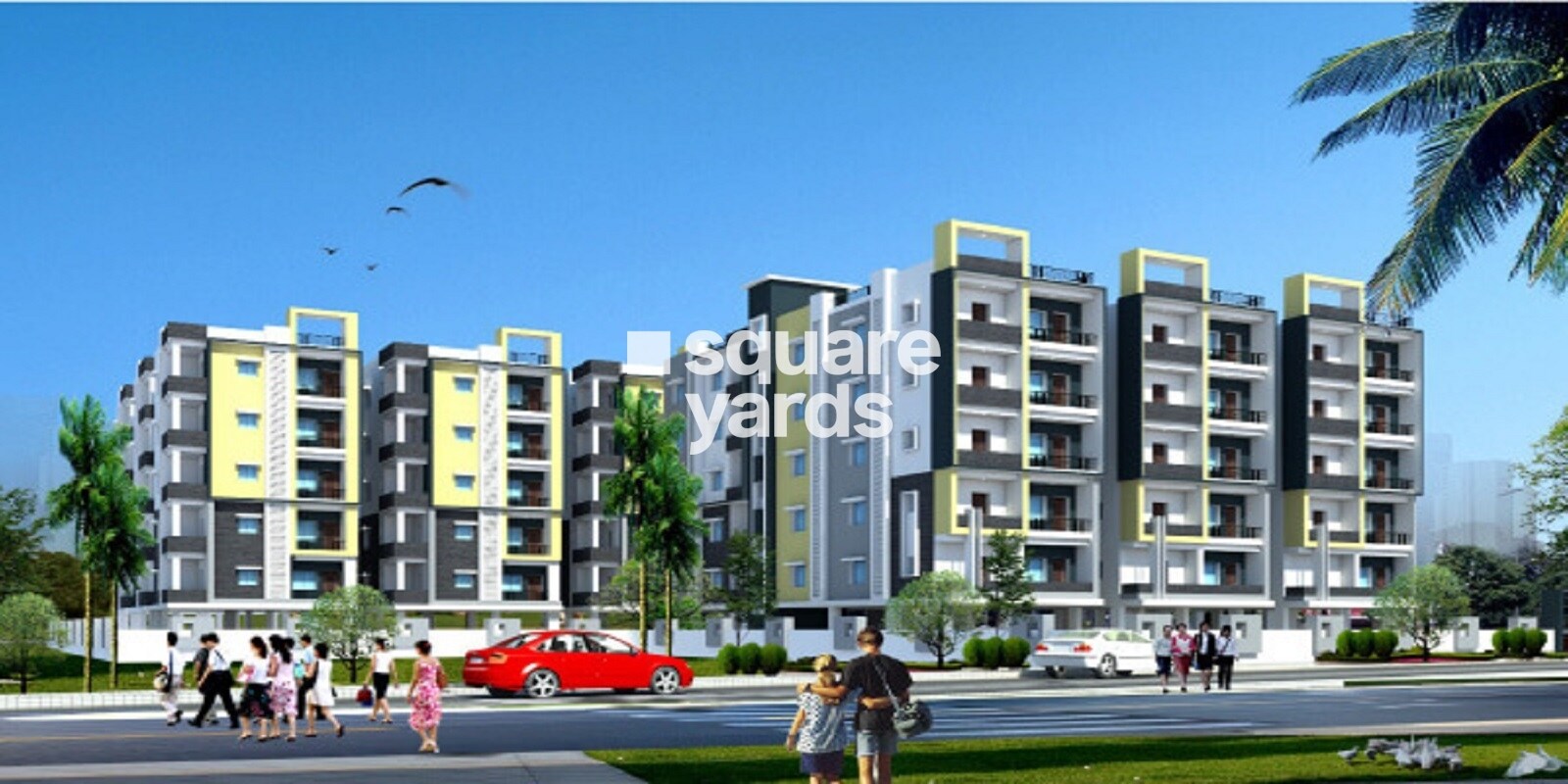 Anjana Greenpark residential project in Guntupalli
