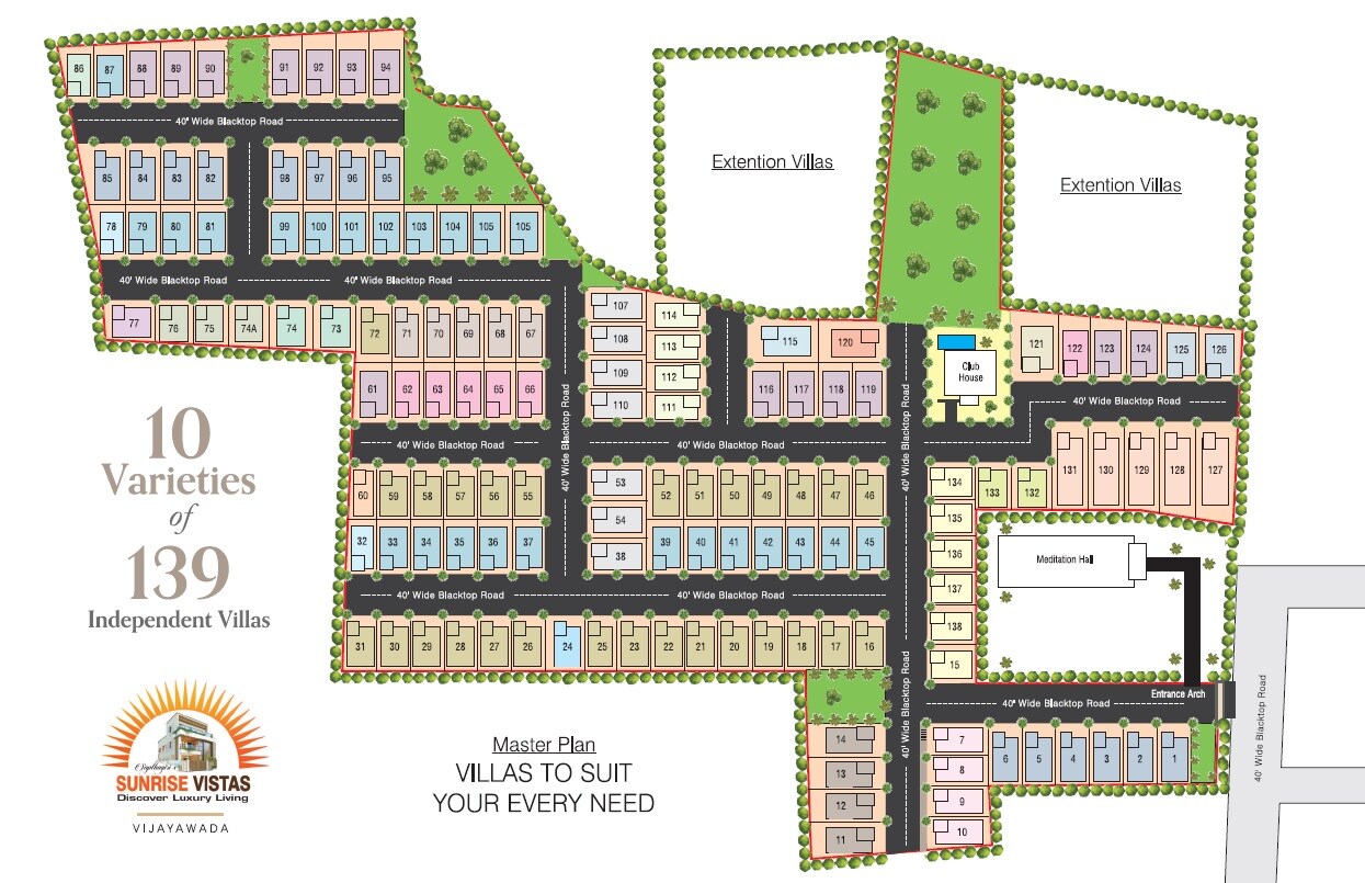 Anjani Sunrise Vistas Master Plan 1