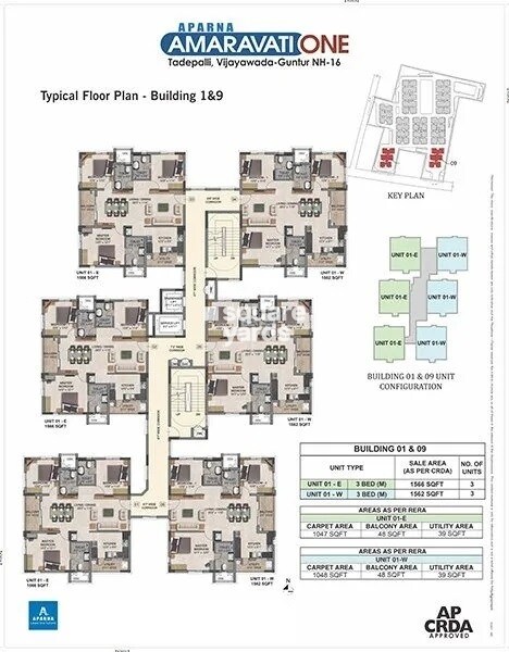 Aparna Amaravati One Floor Plans