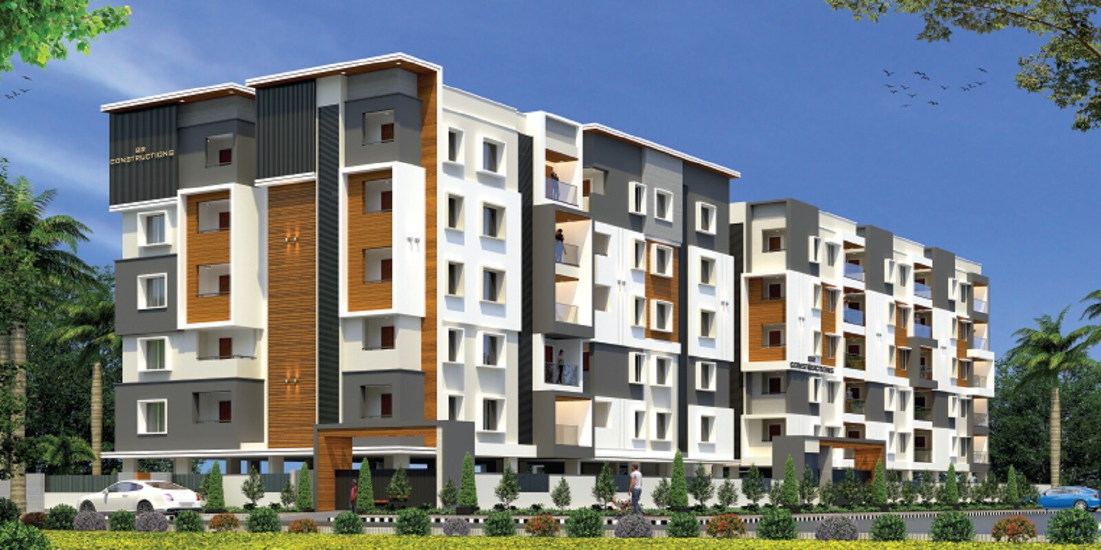 BR SR Paradise residential project in Kanuru