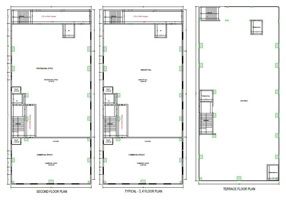 Centra Towers Floor Plans
