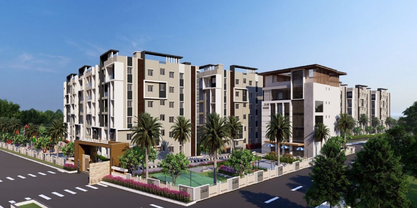 Hemadurga Jewel County residential project in Kesarapalli