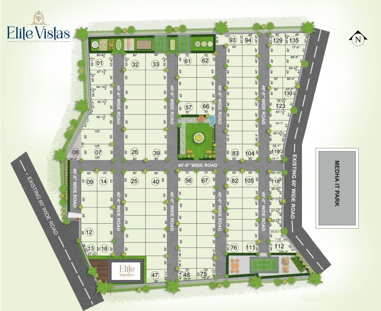 Himaja Elite Vistas Master Plan Image