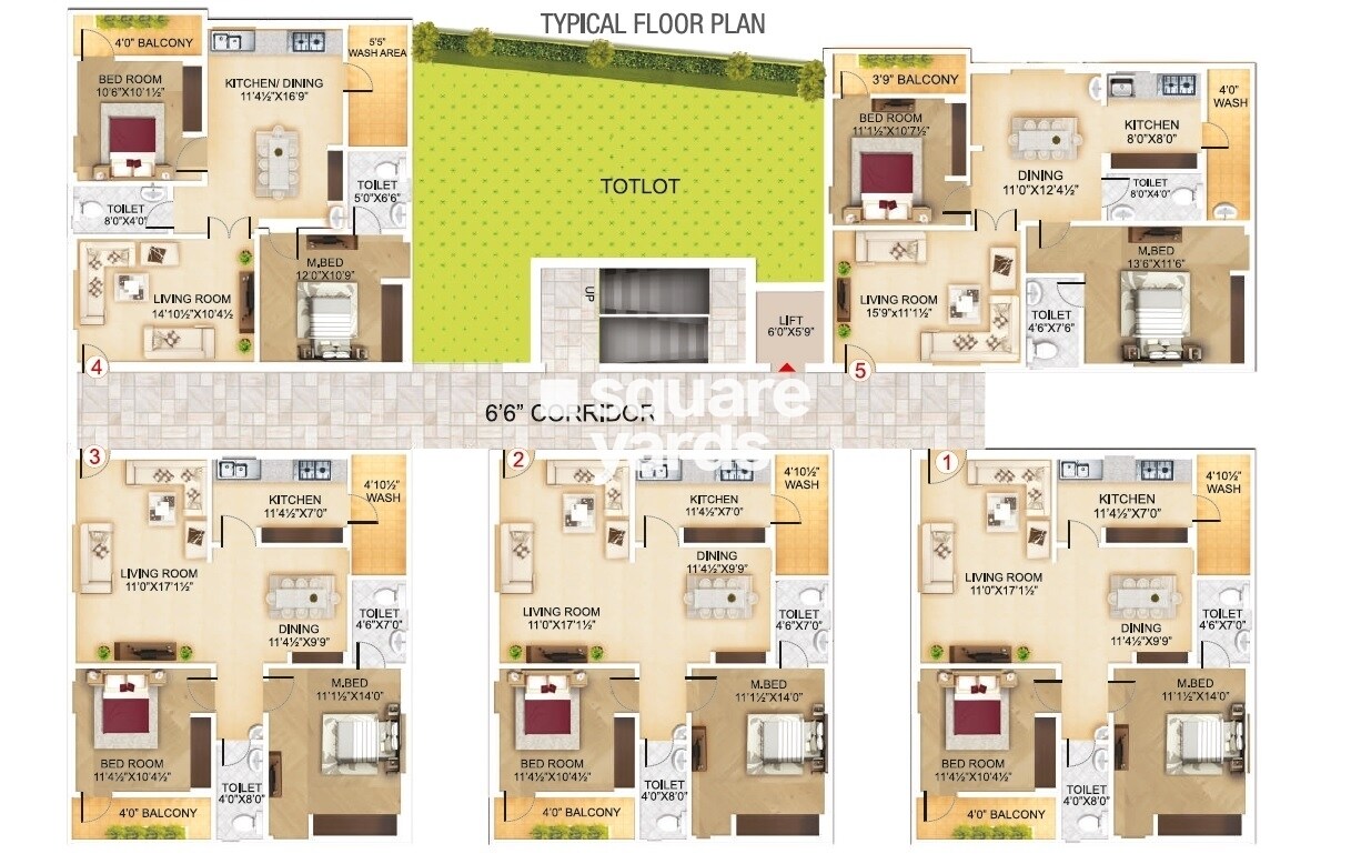 Himaja Pushkara Enclave Floor Plans