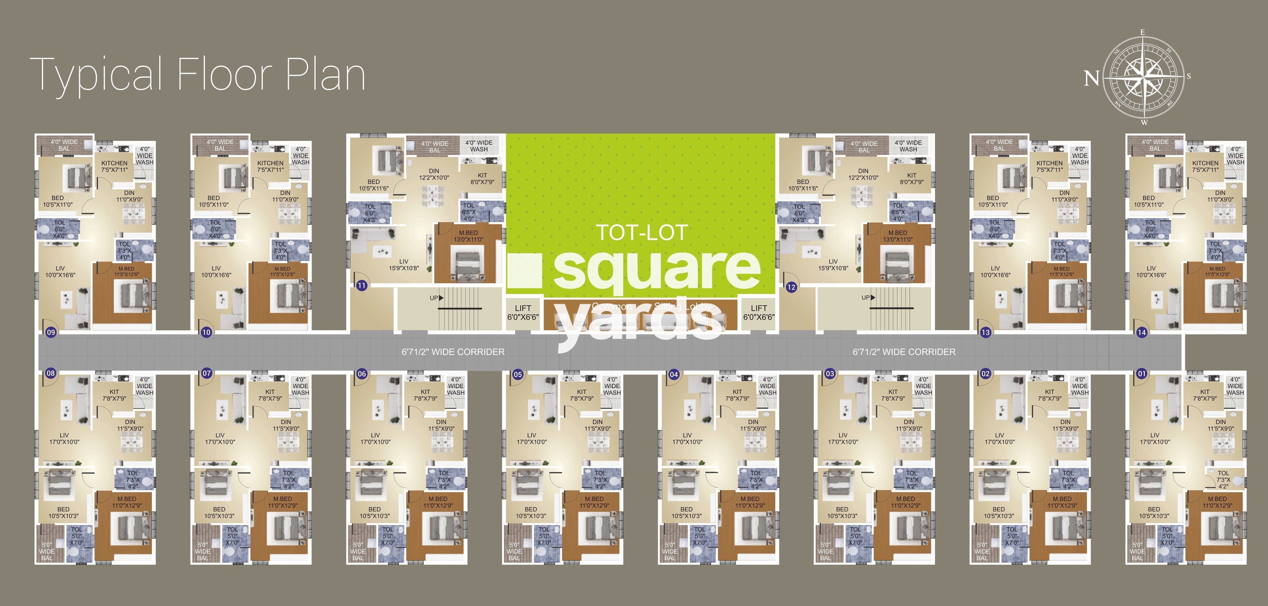 Himaja Yukta Avenue Floor Plans