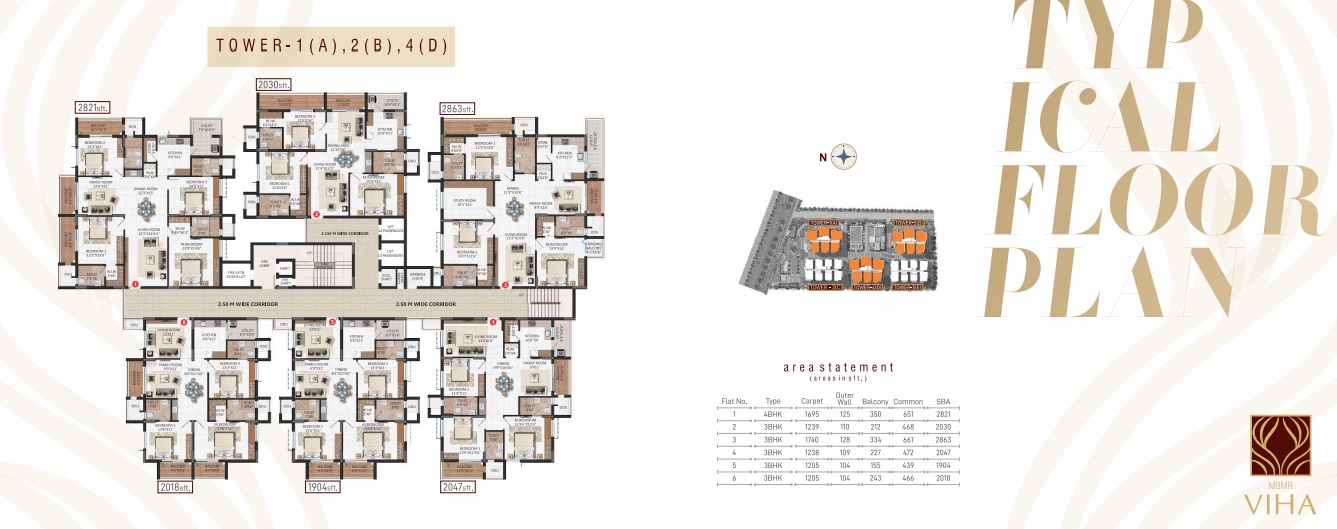 MBMR Viha Floor Plans