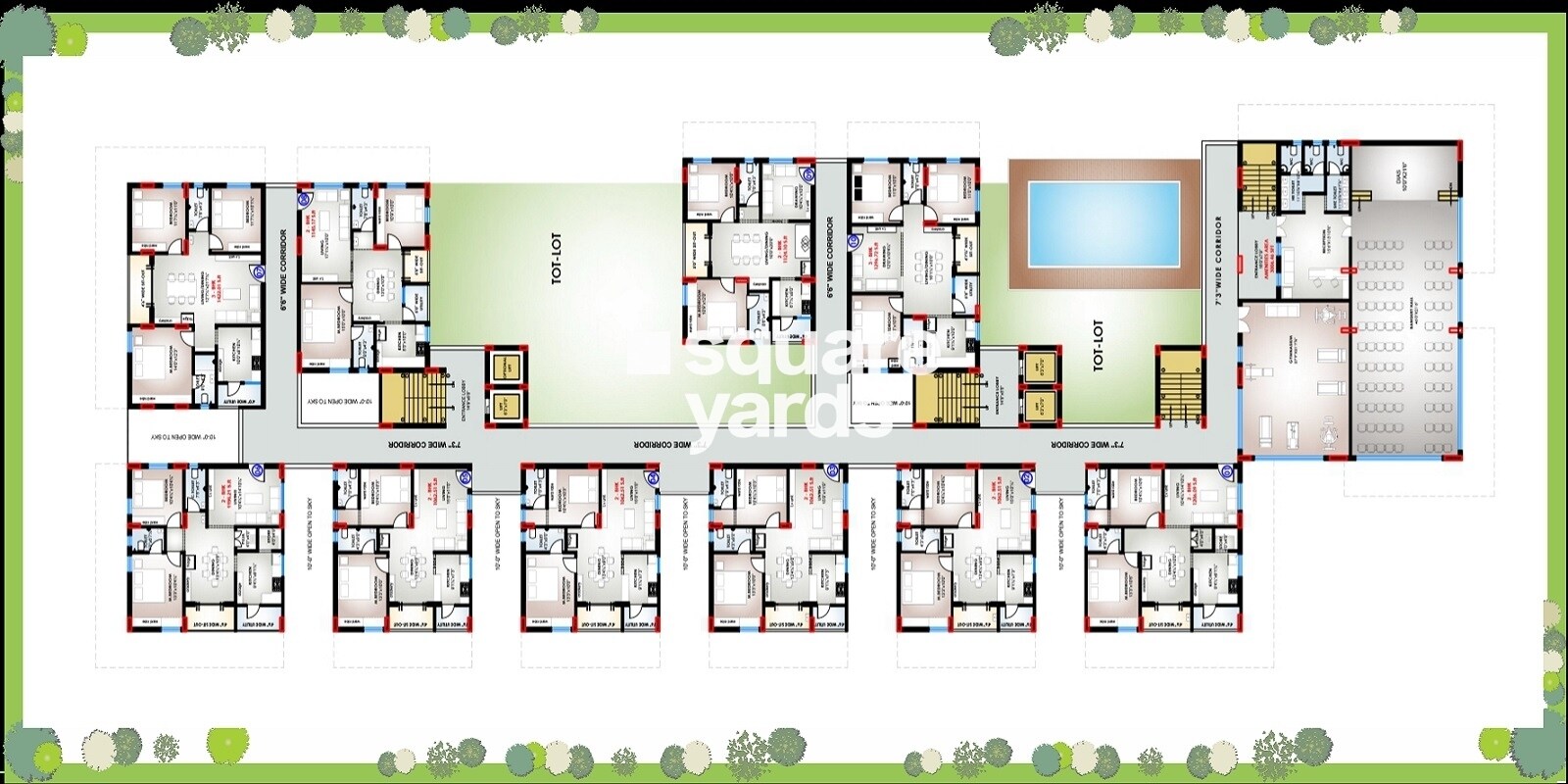 Mega Sarovar Floor Plans