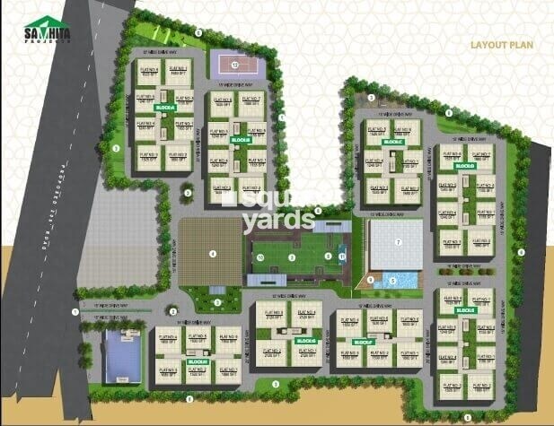 Samhita Splendid Homes Master Plan Image