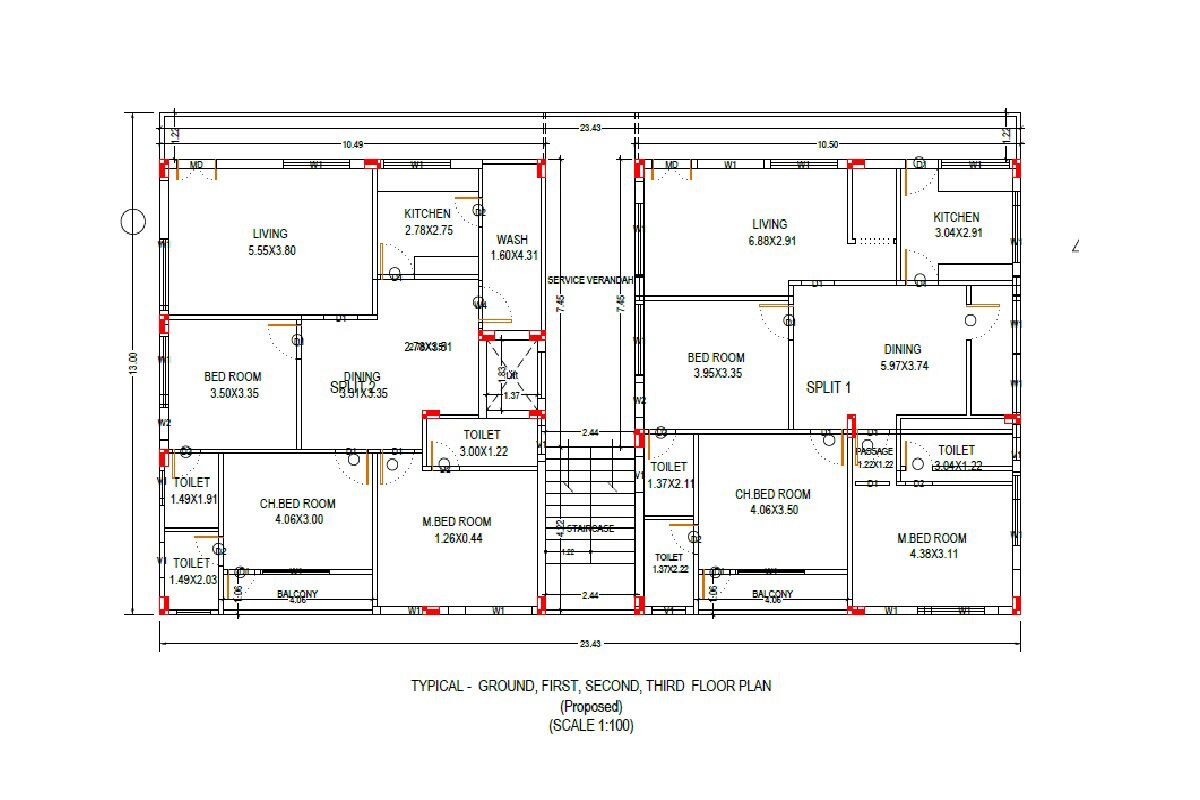SAR Sri Rama Heights Floor Plans