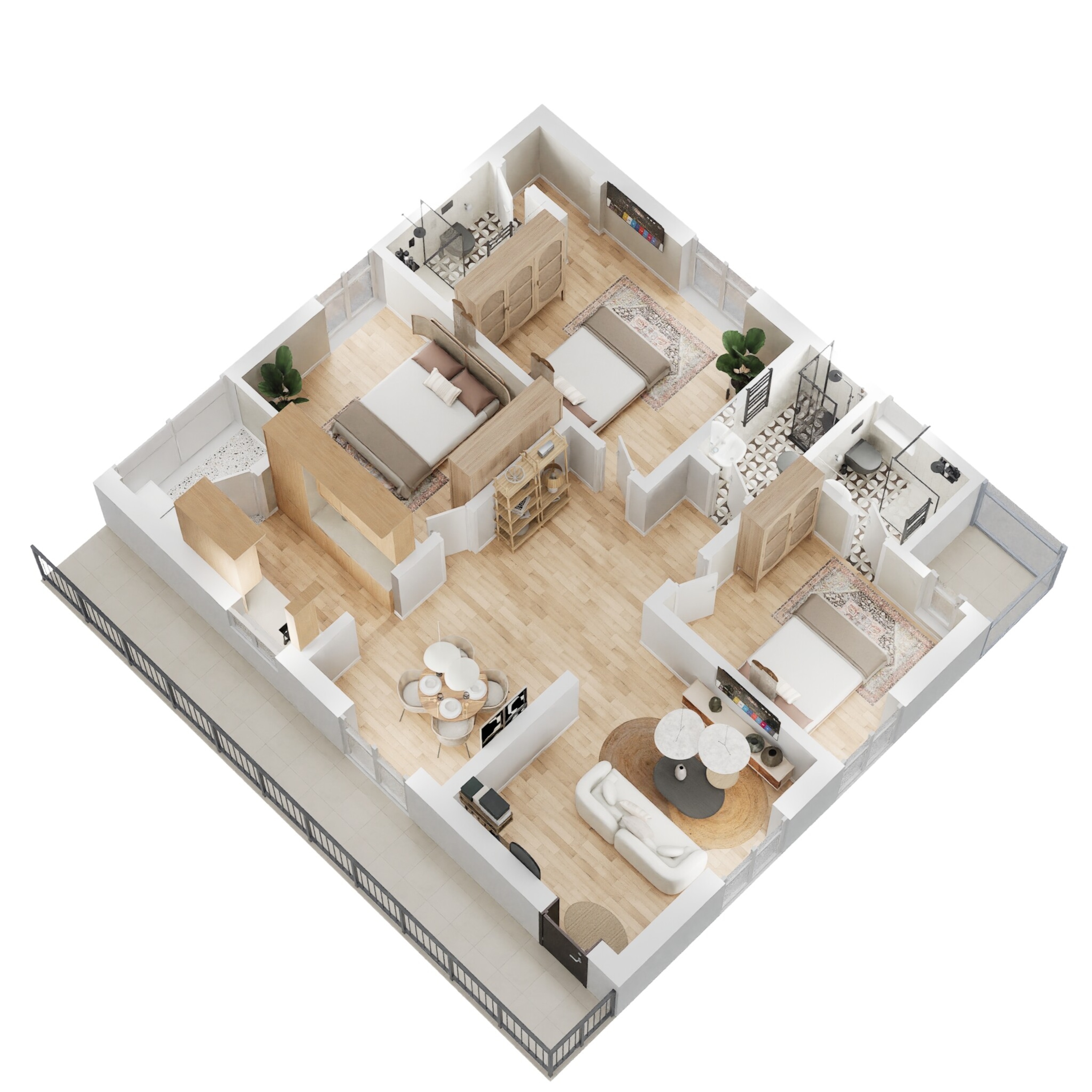amaravati icon apartment 3 bhk 1445sqft 20225102165102 3d 5650
