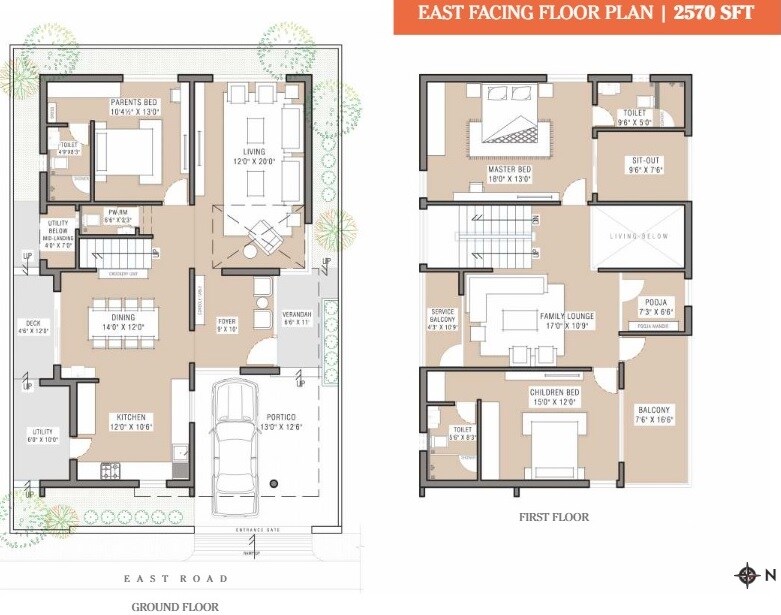 3 BHK 2570 Sq. Ft. Villa