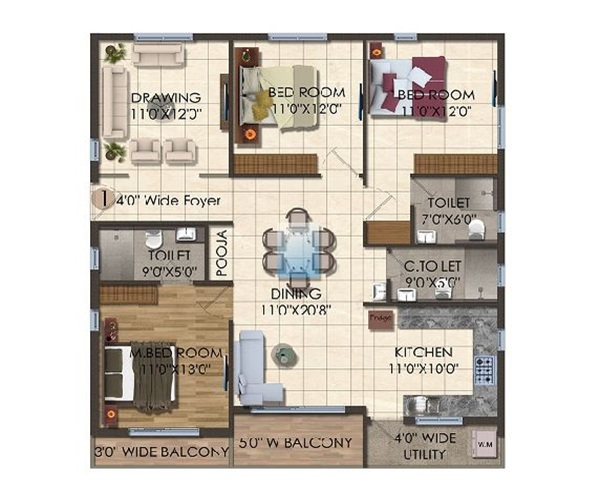 vertex siris signa apartment 3 bhk 2145sqft 20261209151202