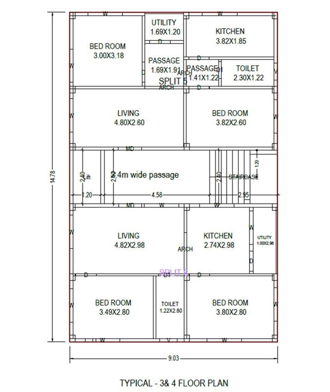 Sri Aadhya Enclave Floor Plans