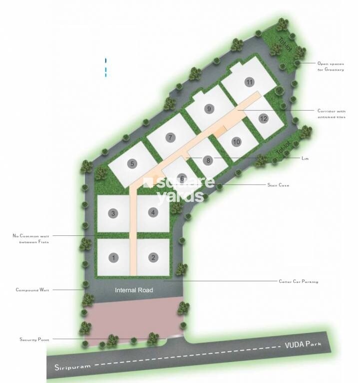 Abhiram Blue Bay Towers Master Plan 1