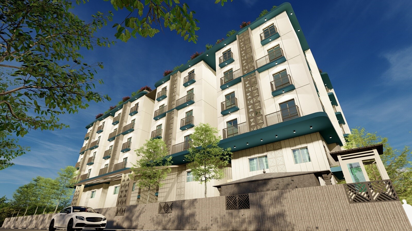 AK Chitravilasa Garden City Apartment Exteriors 2