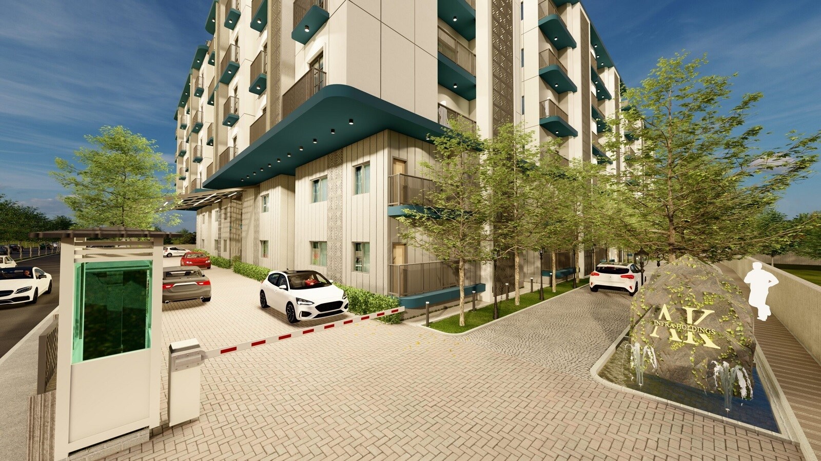 AK Chitravilasa Garden City Entrance View