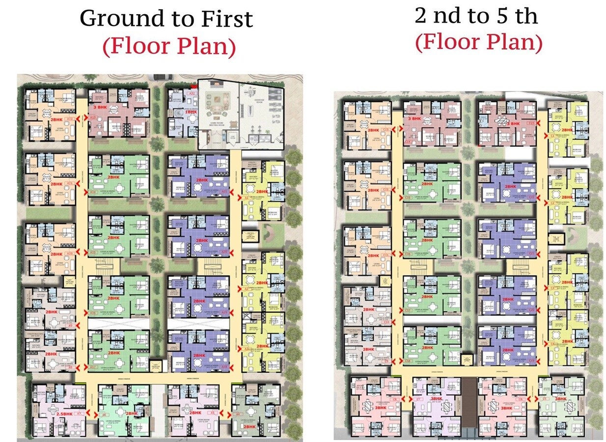 AK Chitravilasa Garden City Floor Plans