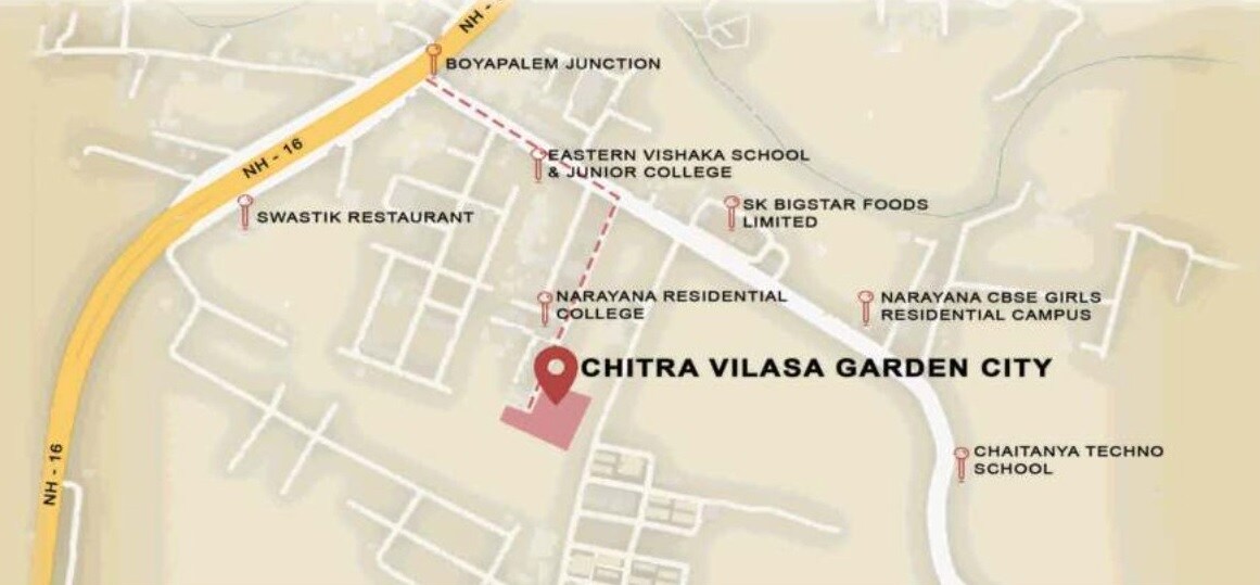 AK Chitravilasa Garden City Location Image
