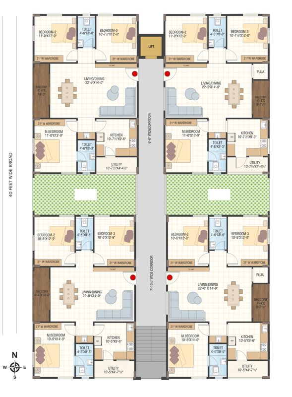 Archana Palms Floor Plans