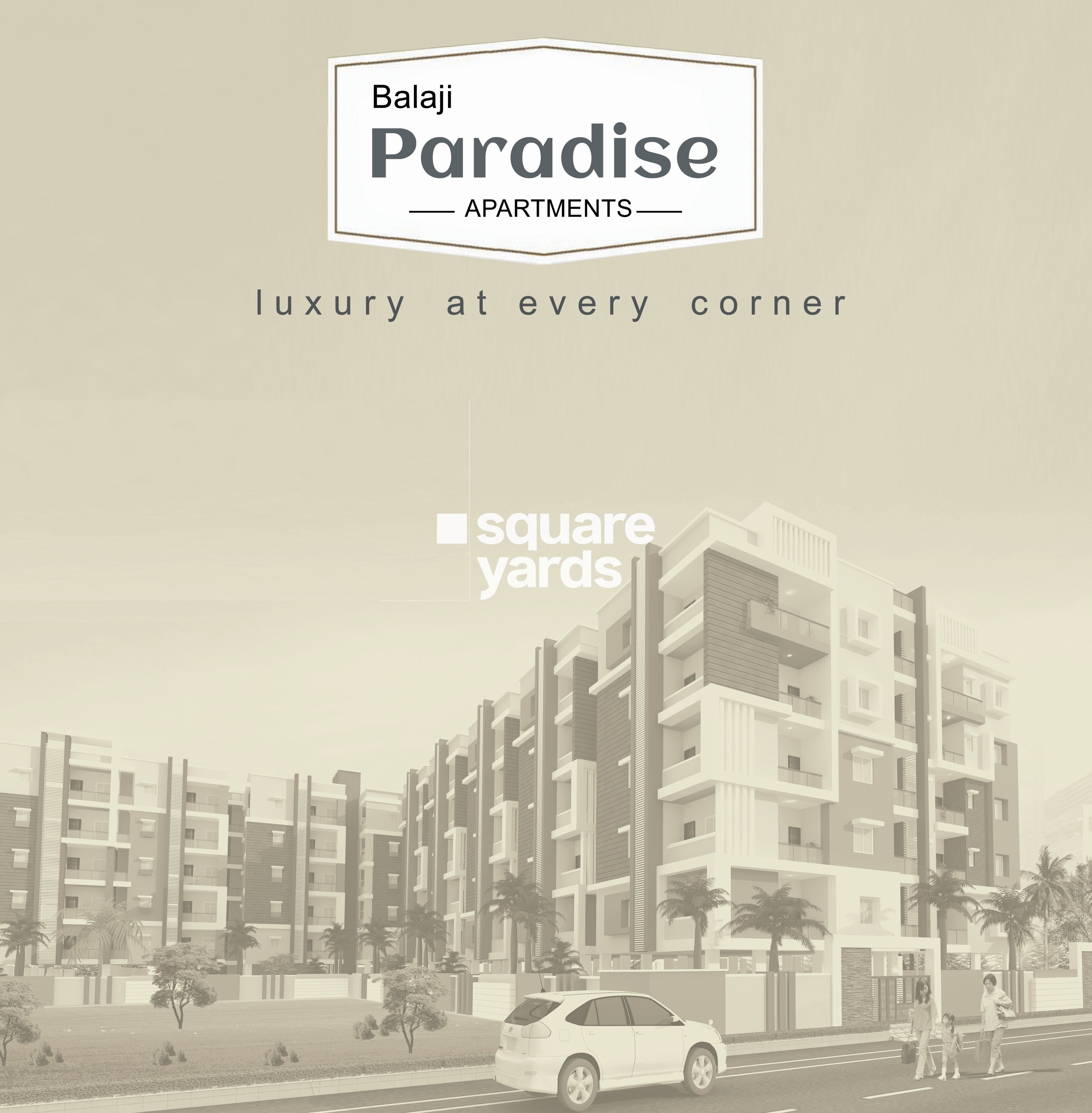 Balaji Paradise Apartments Vizag Tower View